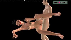 Gadis India Cantik Kongkek Lelaki Jepun Dalam Kartun 3D!