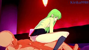 c c וקאלן קוזוקי מקבלות סקס קרימפיי אינטנסיבי עם זקן עם שדיים גדולות בהנטאי 3D