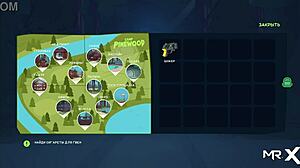 Camp Pinewood teen slikker stor røv i creampie spil E1 5