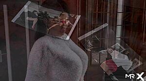 패션비즈니스 - 에피소드 1 92에서 새 친구에게 맨 가슴 드러냄