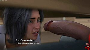 金色男孩28 - 用手指让继祖母达到强烈高潮