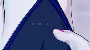 Stora tuttar mogen tjej dominerar i 3d anime spel som ny anställd.