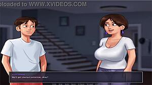 서머 타임 사가 노부스티 아시안 야하게 놀아