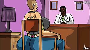 Stripteuza târfă cu sâni mari se fute cu avocatul ei pentru serviciu juridic gratuit