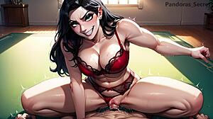 Hej, chceš slyšet scénář nevlastní mámy pro uctívání velkého ptáka? Jemná dom tě vede s mluvením o foukání a odpočtem.