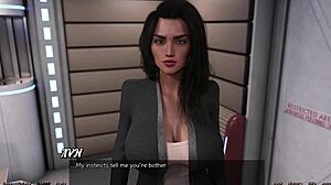 Varada en el Espacio 110: Milf Ebony Tetona Celosa Después de Follar con Amigos