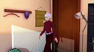 Rias Gremory и Akeno Himejima ме дразнят с големи цици. High school dxd ntr лудост се разгръща в чиста фантазия.