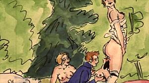 Βιντάζ ερωτική τέχνη: Ρετρό κινούμενα σχέδια που προκαλούν και ερεθίζουν