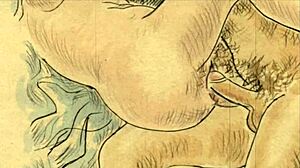 Desenhos eróticos vintage contam histórias escondidas quentes. Capturam desejo cru em cada linha.