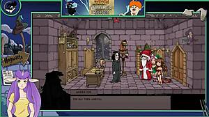 Witch Trainer Silver Часть 17 с сексуальной брюнеткой в аниме хентай игре