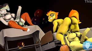 Эй, посмотри сборник Mlp Spitfire с горячим 3D минетом в анимациях!