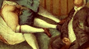 ¡Guau, mira esta ilustración erótica vintage para calor puro!