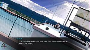 Waifu akademie Ep2 ukazuje bujnou milf, která svádí školáka ve hře