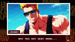 Johnny Bravo Viser Massiv Pik i Udendørs Action