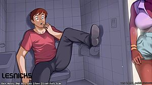 Wow, Milfs Plaza 8 giver sindssyg tegneserie action med rødhåret blowjobs!