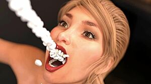 Betrayed Game: Мачехи с Большими Сиськами и Монстр Член Сцены