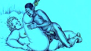 哇，这个复古色情插图带来了热辣复古动漫氛围，不是吗？