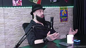 Вау, Тифа Локхарт в прозрачном красном белье на свинг касте с Габи Тамирис!!