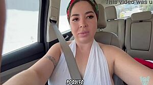 우버 기사가 내 큰 라티나 엉덩이 노출 보고 충격