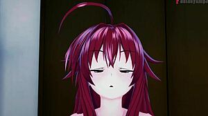 Xenovia和Rias Gremory在狂野HS DXD行动中