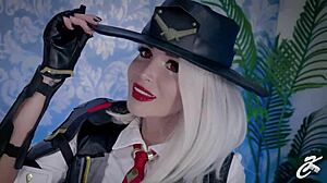 能应付Overwatch里的Ashe硬核角色扮演吗？哇，真女王！