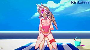 Maho, Karin a Yuuki sa ponoria do intenzívneho creampie sexu v Princess Connect Re Dive hentai