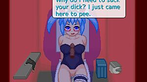 Pixel town akanemachi sideshow del 3 med kinkig bondage-leker