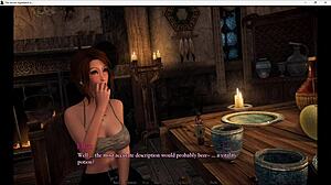 Křivka holka se strašně nadrží na 3D kresleném rande.