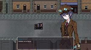 Ta ljubka deklica vzame nekaj čudnega iz fantove škatle v Detective Girl of the Steam City - del 6 😏