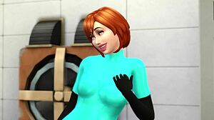 Danny Phantom knuller mora si doggy style i Sims 4