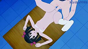 arisu tachibana and kana imai drive me wild with intense sex in idolm@ster hentai.