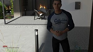 redhead رياضية تواجه زب وحش في أكشن كرة قدم POV 3D شديد