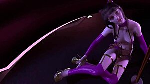 קומפ פורנו קריקטור עם תחת גדול ב-3D, סקרנית?