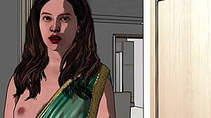 Индийская Деси Мачеха Жестко Трахается Пасынком