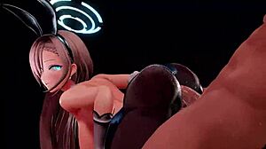 Chevauchée cowgirl crue en MMD ! À quel point peut-elle squirter fort ?