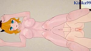 Не верю, что Акана Курокава и Мем-чо втянули меня в интенсивный хентай секс с большими сиськами и кремпаем