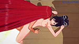 Asuka och Homura i vild futanari-banging - Senran Kagura hentai