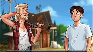 섬머타임 사가 105 브루넷 섹시 여자 홈메이드 에로틱 게임