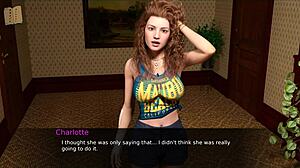 Pielęgnowanie uroczej 3D laski z powrotem do dzikiej przyjemności