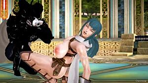 魔王面对战士在3D色情26。