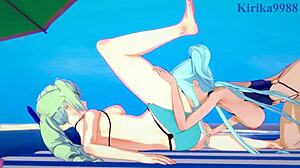 Saint-Germain dan Cagliostro Terjun Seks Lesbian Futanari Liar!