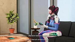 오버워치드 2 프리뷰 - 오버워치 만화 야한 3D 헨타이 액션 씬