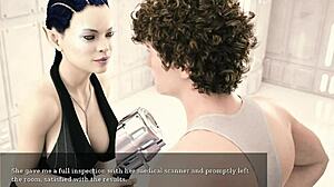 Вау! Горячая 3D девчонка сосет гигантов в сексуальной симуляции!