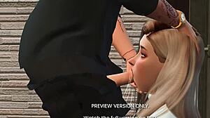 Ночные секреты с группой в 3D хентай-превью