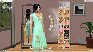 Создание молодой индийской девушки в 3D мультяшном симуляторе Часть 2