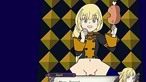 Blond Ingrid Brandl Galatea Flasher Pupper i Fire Emblem Animasjon