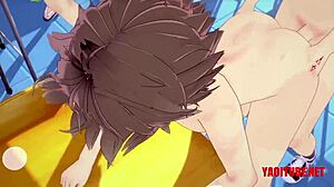 yaoi mega orgia s Narutom, Deku, Luffym, Zorom, Inosukem z My Hero Academia a ďalšími!