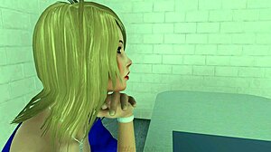 Szőke csaj interjú kemény anal seggbaszáshoz vezet