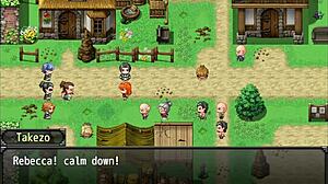 赤毛の女の子が愛を救うために悪党と戦う