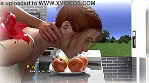 College Kings: Karthik Riley'yi rüyasında siliyor, oral ve ayak işi ile.